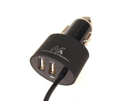 Ładowarka samochodowa Lightning +2x USB 5.2A