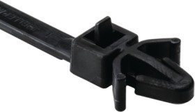 Cable tie, PA, (L x W) 245 x 4.6 mm, bundle-Ø 1.5 to 65 mm, black, UV resistant, -40 to 85 °C, 111-06206