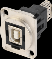 CP30207NM USB adapter FT, 1 x USB 2.0 B socket > 1 x USB 2.0 A socket