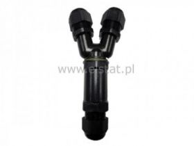 Złącze mufa Teetube 3 tory; IP68; 8-12mm; 24A/450V