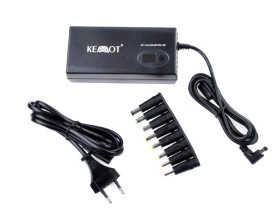 Zasilacz do laptopa URZ1161 +USB +wyśw.