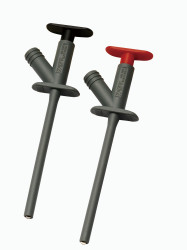 Zacisk haczykowy, 10A, 1000V, gniazdo: 4mm