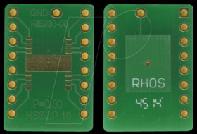 RE938-03 Adapter HSSOP16 P=0.80 mm RM 2.54 mm