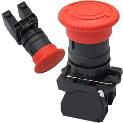 Przycisk Grzybkowy Awaryjny Bezpieczeństwa 2NO Czerwony XB5-AS543 2NO VCX