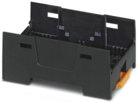 Housing lower part, ABS/PC, (W x H x D) 45.1 x 75 x 30.3 mm, black, for enclosure, 1074968