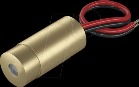 70103984 Dot laser module, red, 650 nm, 3 V DC, 9x20 mm, class 2