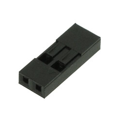 ML02S gniazda jednorzędowe na przewód 2 pin; raster 2,54mm