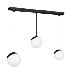 Lampa wisząca SFERA BLACK 3xE14 MLP7237 Milagro