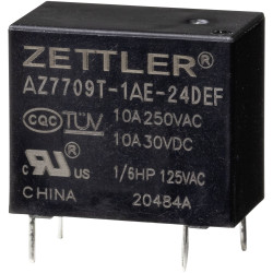 Zettler Electronics AZ7709T-1AE-24DEF Power Relay 24V DC 10A 1PC