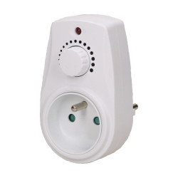 Ściemniacz z dodatkowym gniazdem sieciowym. max.280W OR-AE-13114