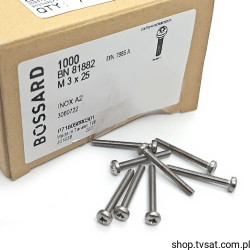 3060722 M3X25/BN81882 DIN7985A SCREW BOSSARD