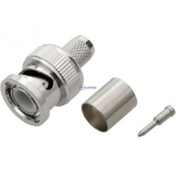 BNC wtyk zaciskany RG58 50ohm