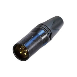 Neutrik NC10MXX-14-B XLR Connector Plug Straight 10 Pins Black