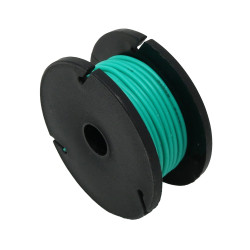 Silicone Cover Stranded-Core Wire - 25ft 26AWG - Green