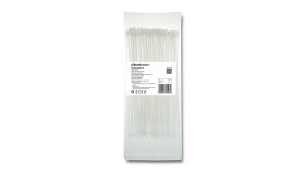 Qoltec Opaski Zaciskowe Trytki Kablowe 2.5*200Mm 100 Szt. Nylon66 Uv Białe