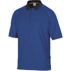 Polo z bawełny (100), 210g, zapinane na zamek pod szyją, pasuje do serii mach 2 MSPOLBLXX
