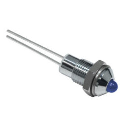 Lampka kontrolna do montażu panelowego 3.8V, niebieska 6mm LED Chrom Wyprowadzenia CML Innovative Technologies