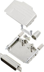 encitech DPPK25-M-DMP-K 6355-0004-23 Zestaw listew męskich D-Sub 180 ° Ilość styków: 25 kielich lutowniczy 1 zest.