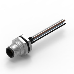 Złącze wielostykowe przemysłowe 5-pinowe M12, panelowe Wtyczka Wurth Elektronik