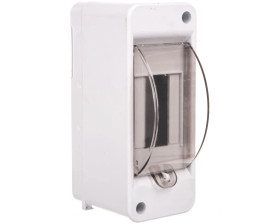 Rozdzielnica modułowa 1x2 natynkowa IP20 z klapką i zaciskami S-2+SZYBKA+N+PE 8005803 ENE-00352