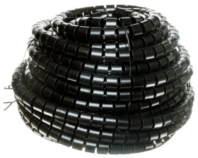 Wężyk ochronny elastyczny WE-25 czarny E01WS-01030100401 /20m/