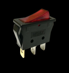 PRZEŁĄCZNIK WAHADŁOWY R11-3BL RED - typ ROCKER