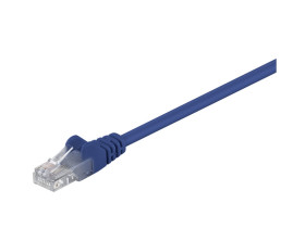 Kabel Patchcord Cat 5e U/UTP RJ45/RJ45 3m niebieski
