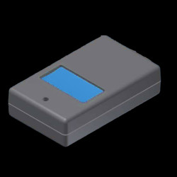 Teko - seria POCKET 10 (10120.2) - obudowa do pilota w kolorze ciemnoszarym (61 x 37 x 15 mm)