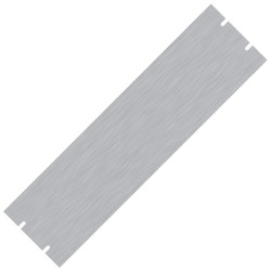 Hammond PBPA19005UNF 3U 19&quot; Rack Aluminium Blank Panel Unfinished 483 x 3 x 133