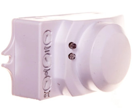 Czujnik ruchu biały 12min 45-2000lx DRM-01-24V