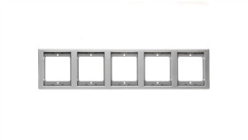 K.5 Ramka Pięciokrotna Pionowa Stal Szlachetna Nierdzewna 13537004