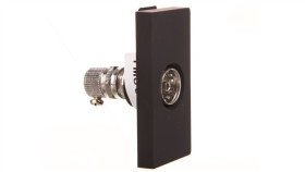 Touchme Moduł 1/2 Gniazdo Antenowe Tv Czarne Tm904b