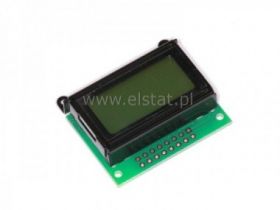 LCD 2x8 46,5x38,5 podświetlenie pomarańczowe