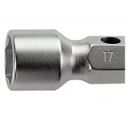 Klucz nasadowy, dł. całkowita: 120 mm, końcówka: Sześciokątna, rozmiar: 8 x 9 mm