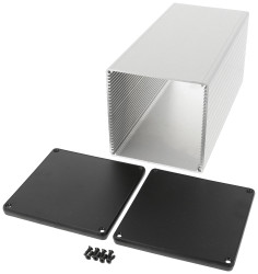 Hammond Electronics 1455NS2202 Obudowa uniwersalna, (D x S x W) 220 x 103 x 103 mm, aluminium, 1 szt.