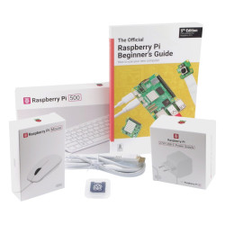 Raspberry Pi 500 Desktop Kit EU, 8GB, WiFi, Bluetooth - minikomputer Raspberry Pi wbudowany w klawiaturę
