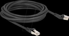 80755 RJ45 Network Cable Cat.8.1 S/FTP plug 45° left angled to plug st