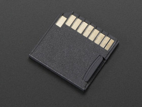 Adafruit Black Shortening microSD adapter for Raspberry Pi &amp; Macbooks