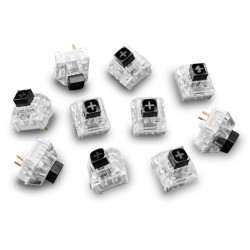 Kailh Mechanical Key Switch - Linear - małe przyciski mechaniczne - czarne - 10szt. - Adafruit 4953