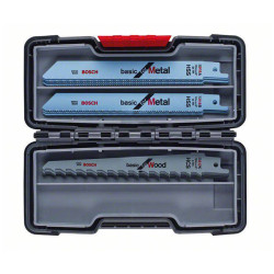 Bosch 2607010901 Sabre Saw Blade Set Wood &amp; Metal 15-Piece