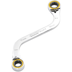 Draper Expert 03943 HI-TORQ&#xAE; 2-Ring R. S-Shape Spanner 11x13mm