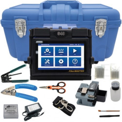 Spawarka światłowodowa FiberMASTER S40 z wyrównaniem do płaszcza, z zestawem akcesoriów