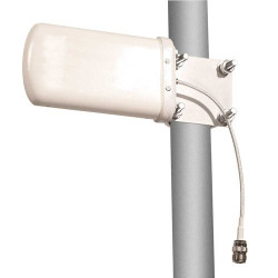 Antena RFID HG2458-08LP-NF Otwór przelotowy Drążek, Typ N Żeńskie, L-Com 8dBi Ultraszerokie pasmo (UWB)