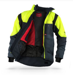 Kurtka, Endurance Drive, rodzaj Unisex, M, Czarny, szary, żółty
