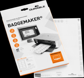 145602 BADGEMAKER® insert sheets, 60 x 90 mm
