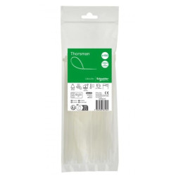 Opaska kablowa 200x3.6 mm Thorsman, biała IMT46413 /100szt./