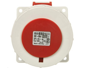 Gniazdo tablicowe skośne 32A 5p 400V 6h IP67 1288