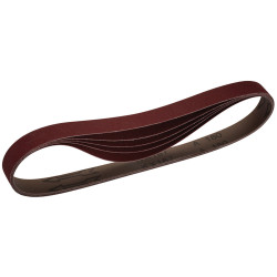 Draper 08694 Cloth Sanding Belt, 25 x 762mm, 40 Grit (Pack of 5)