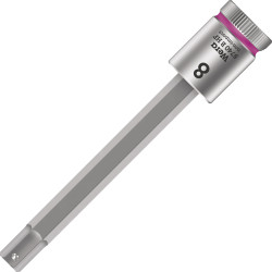 Wera 05003040001 8740 B HF Zyklop In-Hex 3/8&quot; Bit-Socket 8 x 100mm