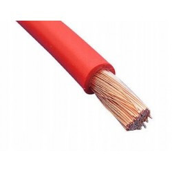 Przewód kabel linka LGY H05V-K 0,5mm 50cm czerwony